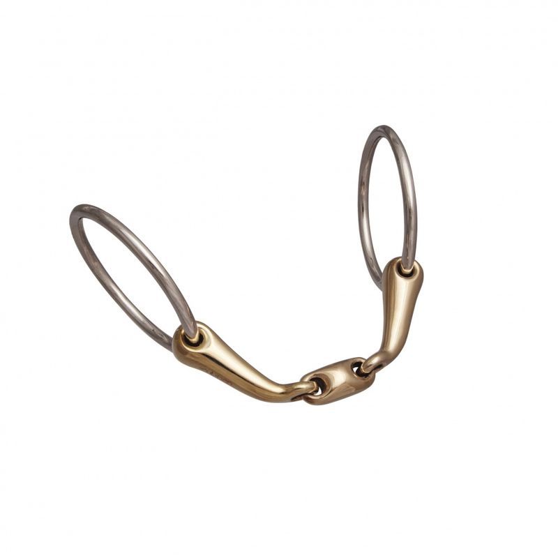 Stübben Steeltec Anatomic Loose Ring Snaffle 3-Delt Str. 12,5